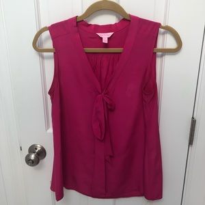 Magenta Lilly Pulitzer Blouse